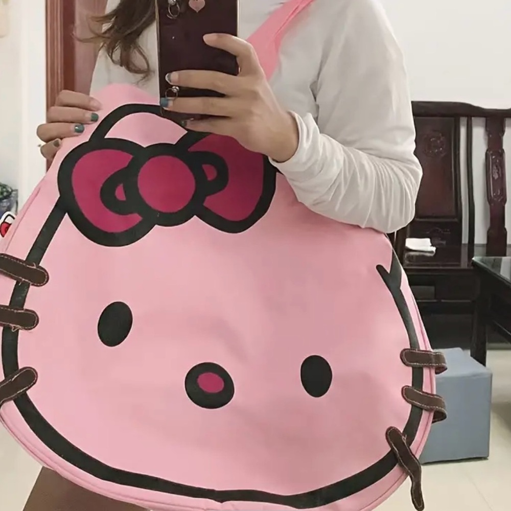 HK pink large tote